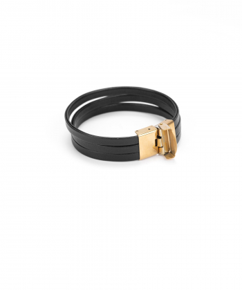 دستبند چرم طبیعی بیسراک Bisrak کدLeatherBracelet-104