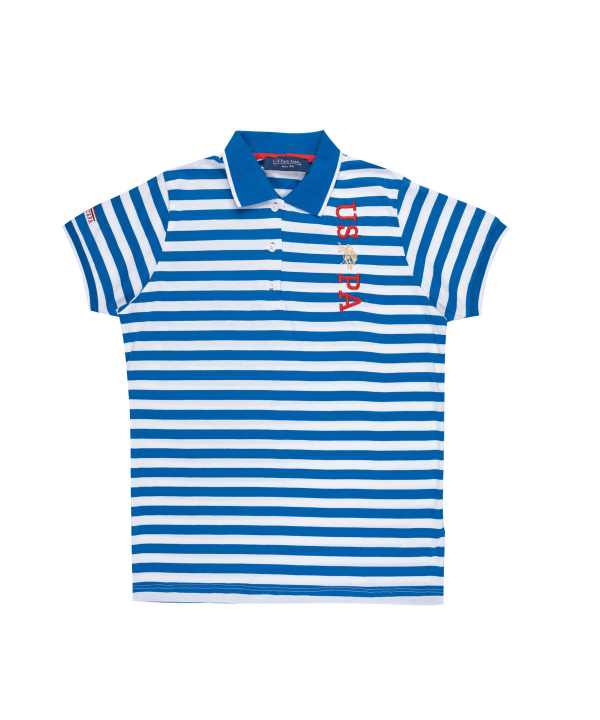 پولوشرت راه راه پسرانه یو اس پولو کیدز US Polo Kids کد t174