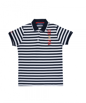 پولوشرت راه راه پسرانه یو اس پولو کیدز US Polo Kids کد t174