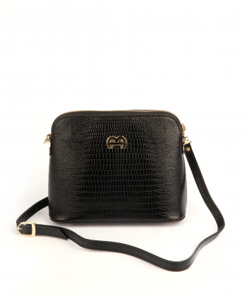 کیف دوشی زنانه چرم طبیعی منط کد f112