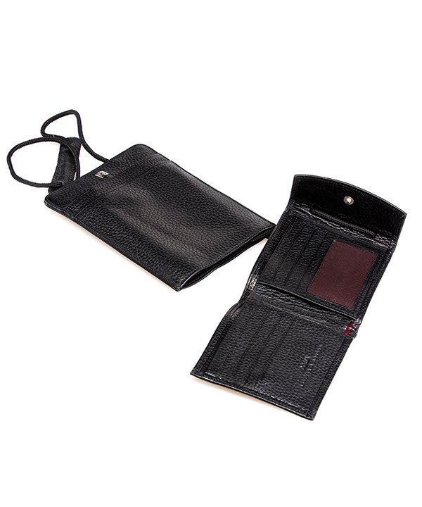 کیف پاسپورتی گردنی چرم طبیعی درسا Dorsa کد 207