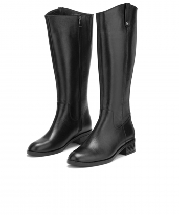 بوت زنانه  چرم طبیعی چرم مشهد Mashad leather مدلJ2508