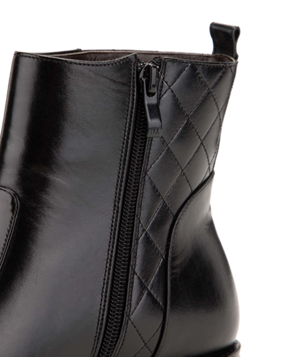 نیم بوت زنانه چرم طبیعی چرم مشهد Mashad Leather کد J2491
