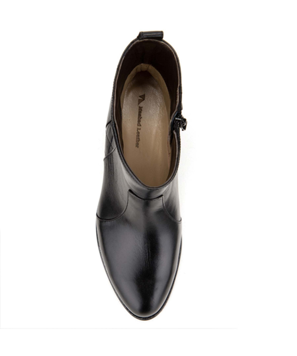 نیم بوت زنانه چرم طبیعی چرم مشهد Mashad Leather کد J2491