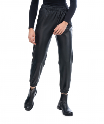 شلوار چرم زمستانی زنانه سرژه Serge کد 208286