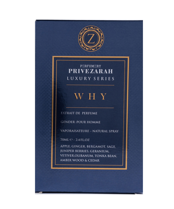 عطر مردانه پاریس کورنر Paris Corner مدل Why حجم 70 میلی لیتر