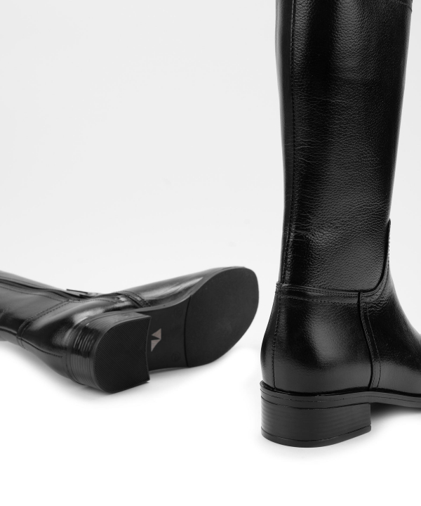 بوت زنانه چرم طبیعی چرم مشهد Mashad Leather کد J2586