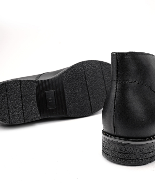 نیم بوت مردانه چرم طبیعی شهر چرم Leather City مدل AP23