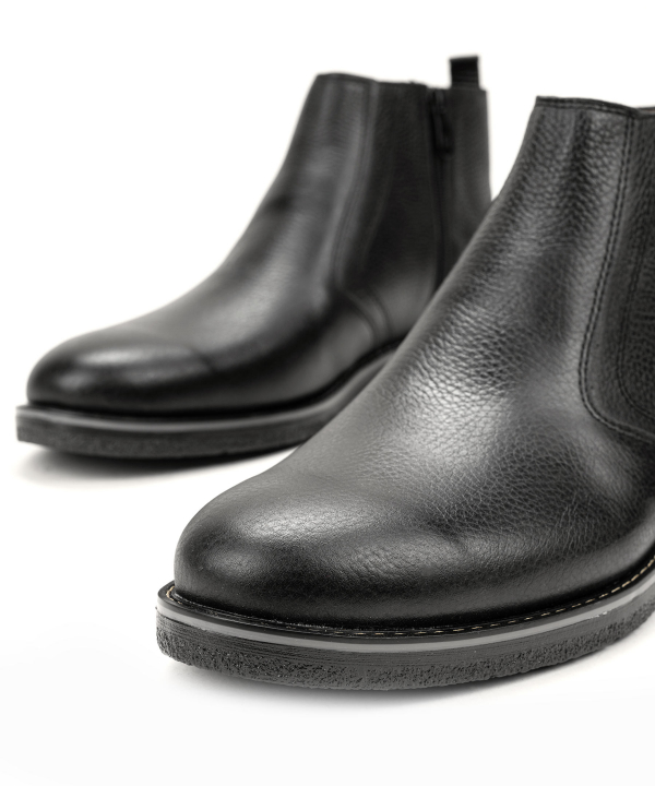 نیم بوت مردانه چرم طبیعی شهرچرم Leather City مدل AP22