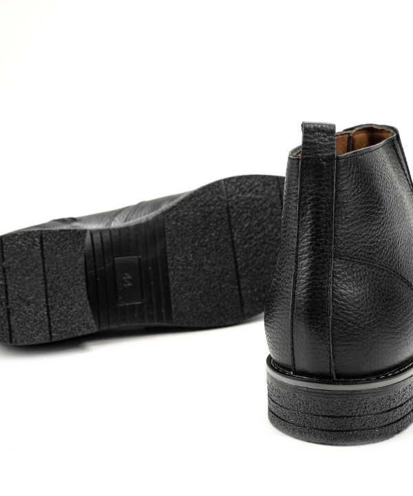 نیم بوت مردانه چرم طبیعی شهرچرم Leather City مدل AP22