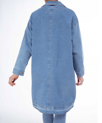 مانتو جین سوپردرای SuperDry کد W14A10108C