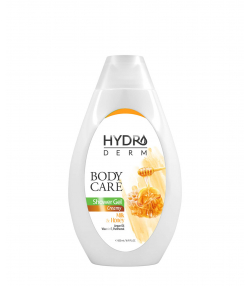 شامپو بدن کرمی هیدرودرم Hydroderm با رایحه شیر و عسل حجم 500 میلی لیتر
