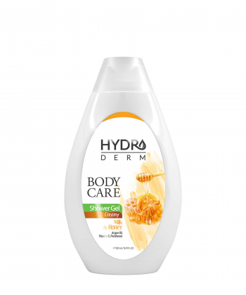 شامپو بدن کرمی هیدرودرم Hydroderm با رایحه شیر و عسل حجم 500 میلی لیتر