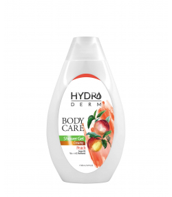شامپو بدن کرمی هیدرودرم Hydroderm با رایحه هلو و آرگان حجم 500 میلی لیتر
