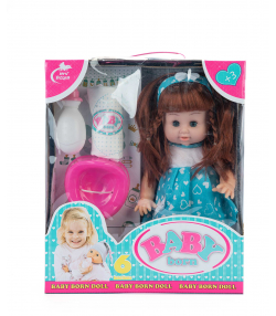 عروسک دخترانه به همراه وسایل بیبی بورن Baby Born کد 677doll