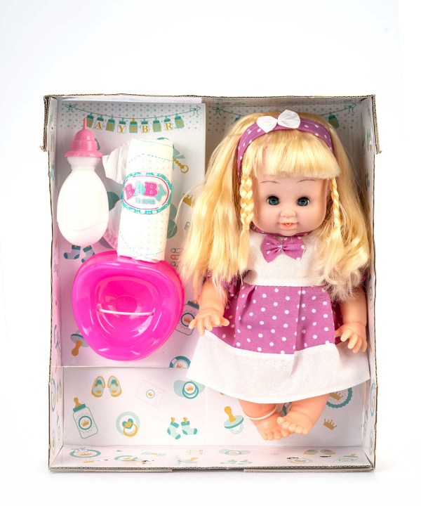 عروسک بیبی به همراه وسایل کی تویز Kitoys کد 677doll