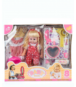 عروسک بی بی با ست لوازم آرایشی بیبی بورن Baby Born کد zd-688doll
