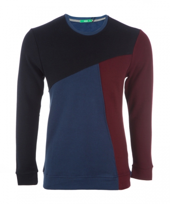 تی شرت آستین بلند یقه گرد سه رنگ