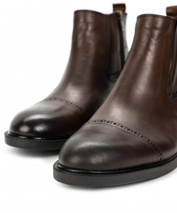 نیم بوت چرم مردانه مارال چرم Maral Leather مدل جگوار 984
