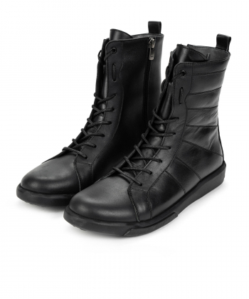 نیم بوت چرم طبیعی زنانه مارال چرم Maralleather مدل رامیرو