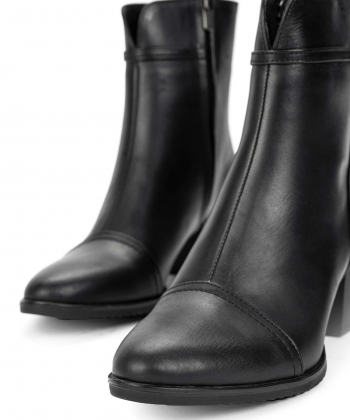 نیم بوت چرم طبیعی زنانه مارال چرم Maralleather مدل کلاویه