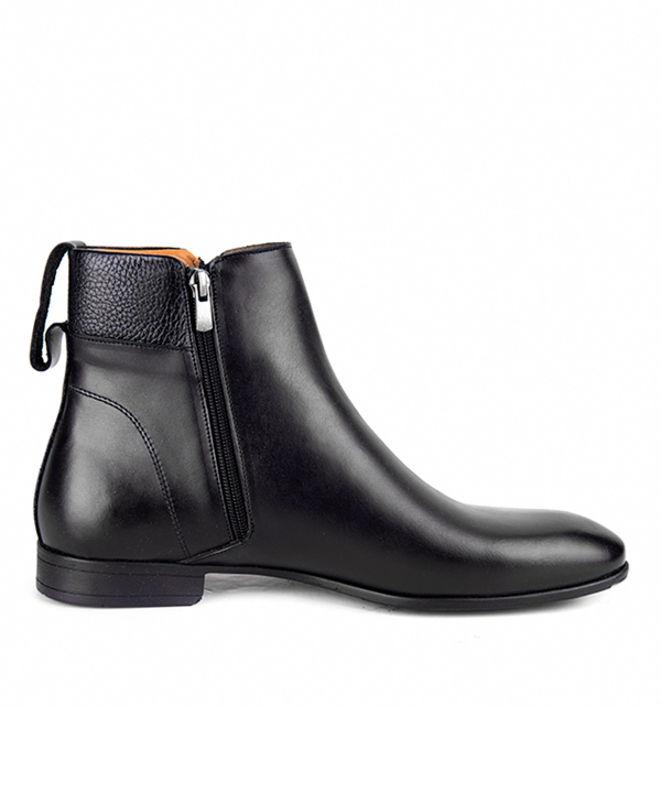 نیم بوت مردانه  چرم طبیعی چرم مشهد Mashad leather مدلJ6164