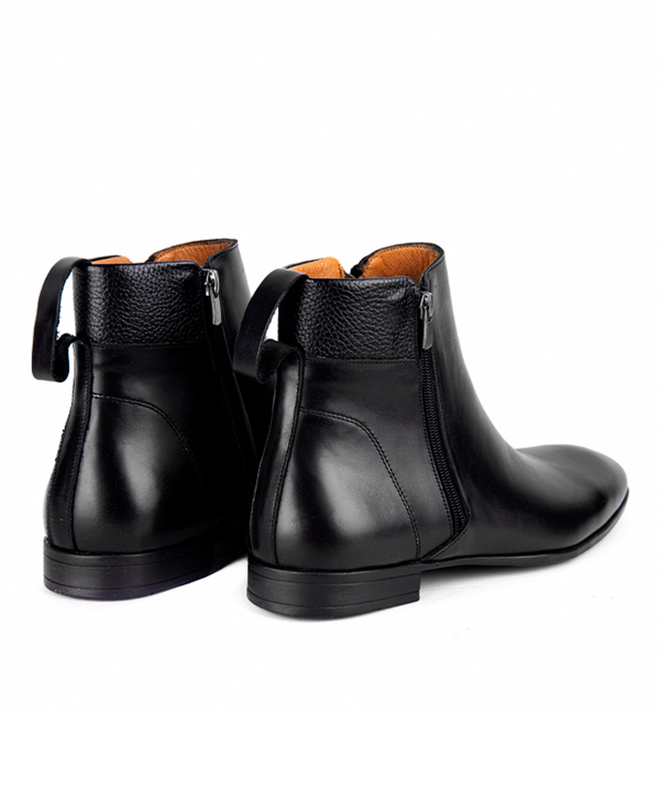 نیم بوت مردانه  چرم طبیعی چرم مشهد Mashad leather مدلJ6164