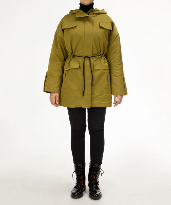 کاپشن کلاه دار زنانه ورساچه جینز Versace Jeans کد VMW090