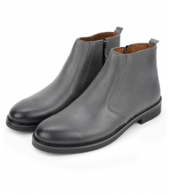 نیم بوت مردانه چرم طبیعی شهر چرم Leather City مدل AP22