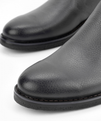 نیم بوت مردانه چرم طبیعی شهر چرم Leather City مدل AP22