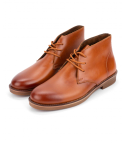 نیم بوت مردانه چرم طبیعی شهر چرم Leather City مدل AP23