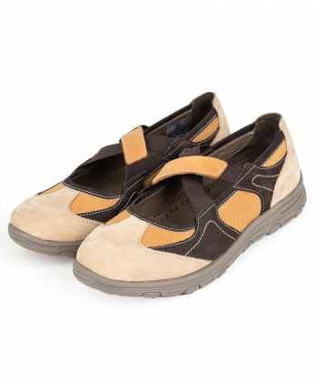 کفش تابستانی زنانه چرم طبیعی صاد Saad کد PP2406