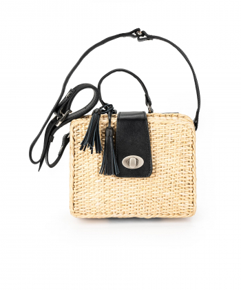 کیف دوشی حصیری زنانه بیسراک Bisrak کد Wicker-BagA