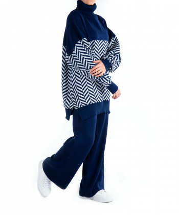 ست پلیور یقه اسکی و شلوار مانگ Mong کد 7481012752