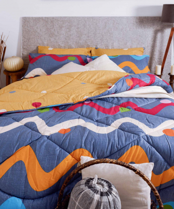 سرویس لحاف یک نفره چهار تکه دستر Dasther  کد 141199999090-2