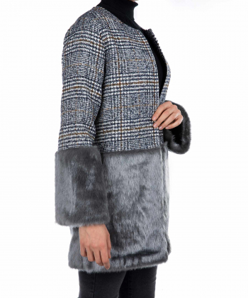 پالتو کوتاه زنانه مانگ Mong مدل رتانا