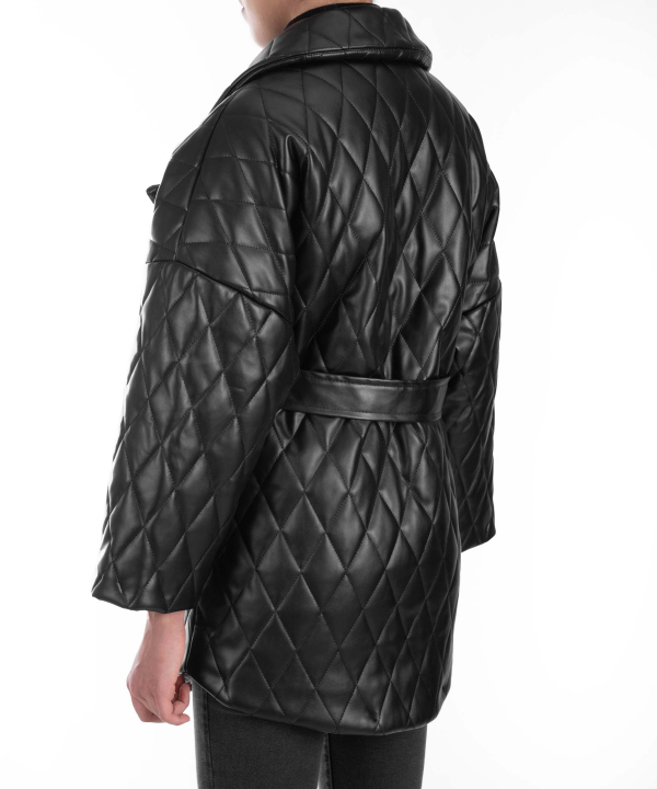 کاپشن چرم زنانه ورساچه جینز Versace Jeans کد vmw135