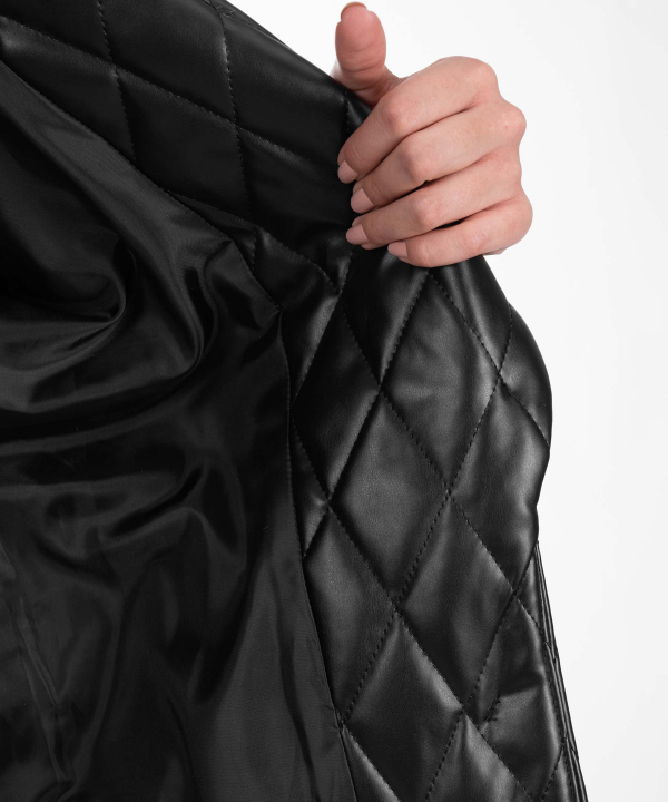 کاپشن چرم زنانه ورساچه جینز Versace Jeans کد vmw135