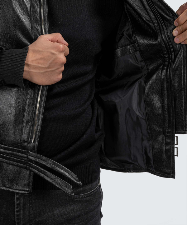 کت چرم مردانه ورساچه جینز Versace Jeans کد vwm086