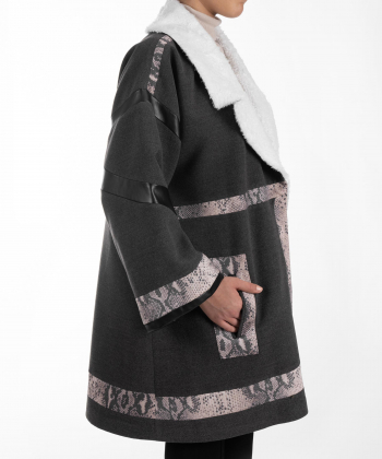 پالتو زنانه مانگ Mong کد 7040000224