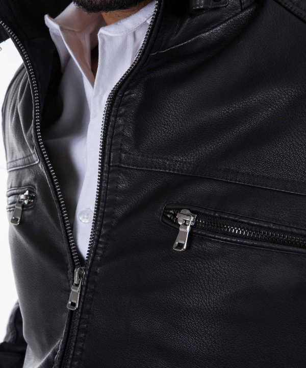 کاپشن چرم مردانه وینترهارت WinterHart کد M2064004JC