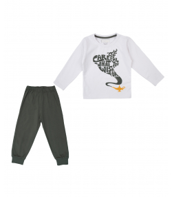 ست تیشرت و شلوار پسرانه کیدزیت Kidzit کد KT125