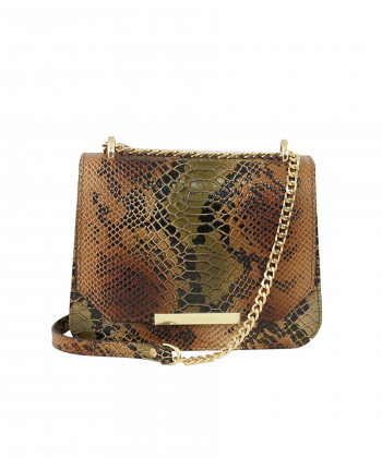 کیف دوشی زنانه چرم طبیعی منط Mante کد 4070