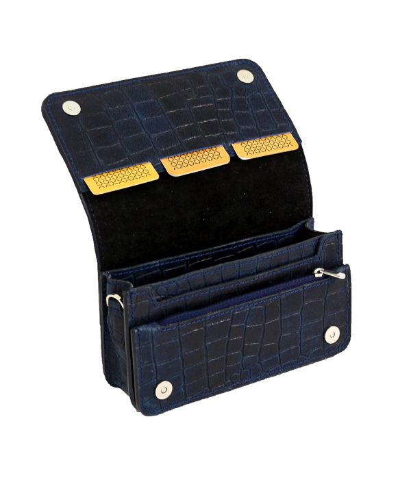 کیف دوشی زنانه چرم طبیعی منط Mante کد h138