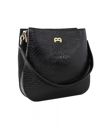کیف دوشی زنانه چرم طبیعی منطMANTEکد B219