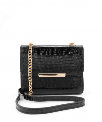 کیف دوشی چرم طبیعی زنانه منط مدل f113