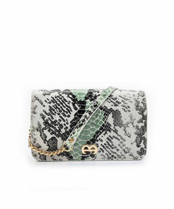 کیف دوشی چرم طبیعی زنانه مَنطِ مدل h198a