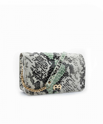 کیف دوشی چرم طبیعی زنانه مَنطِ مدل h198a