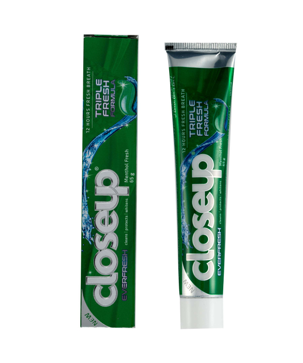 خمیر دندان طراوت‌بخش نعنایی کلوس آپ Close up مدل Ever Fresh وزن 65 گرم