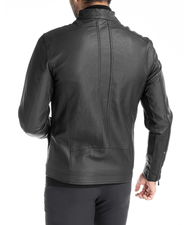 کت چرم مردانه ورساچه جینز Versace Jeans کد vwm097